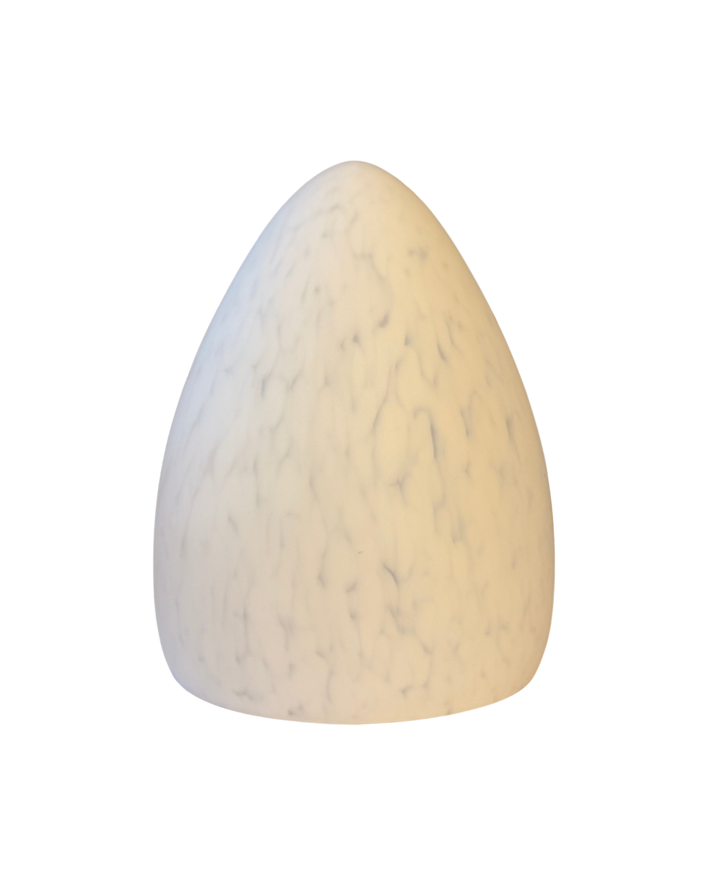 Chapeau de lampe pâte de verre.