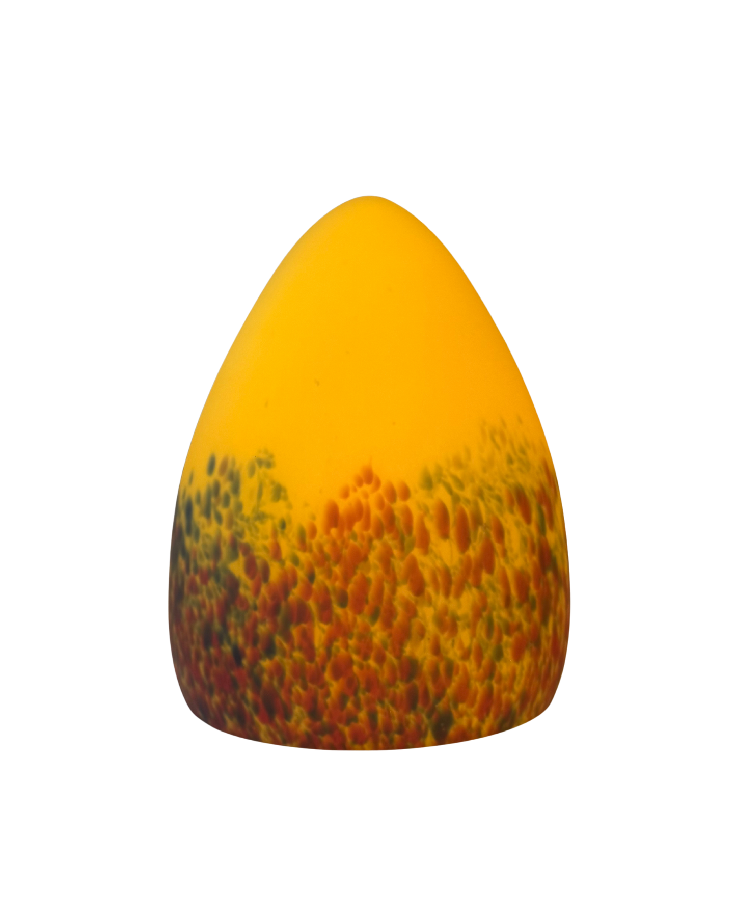 Chapeau de lampe pâte de verre.