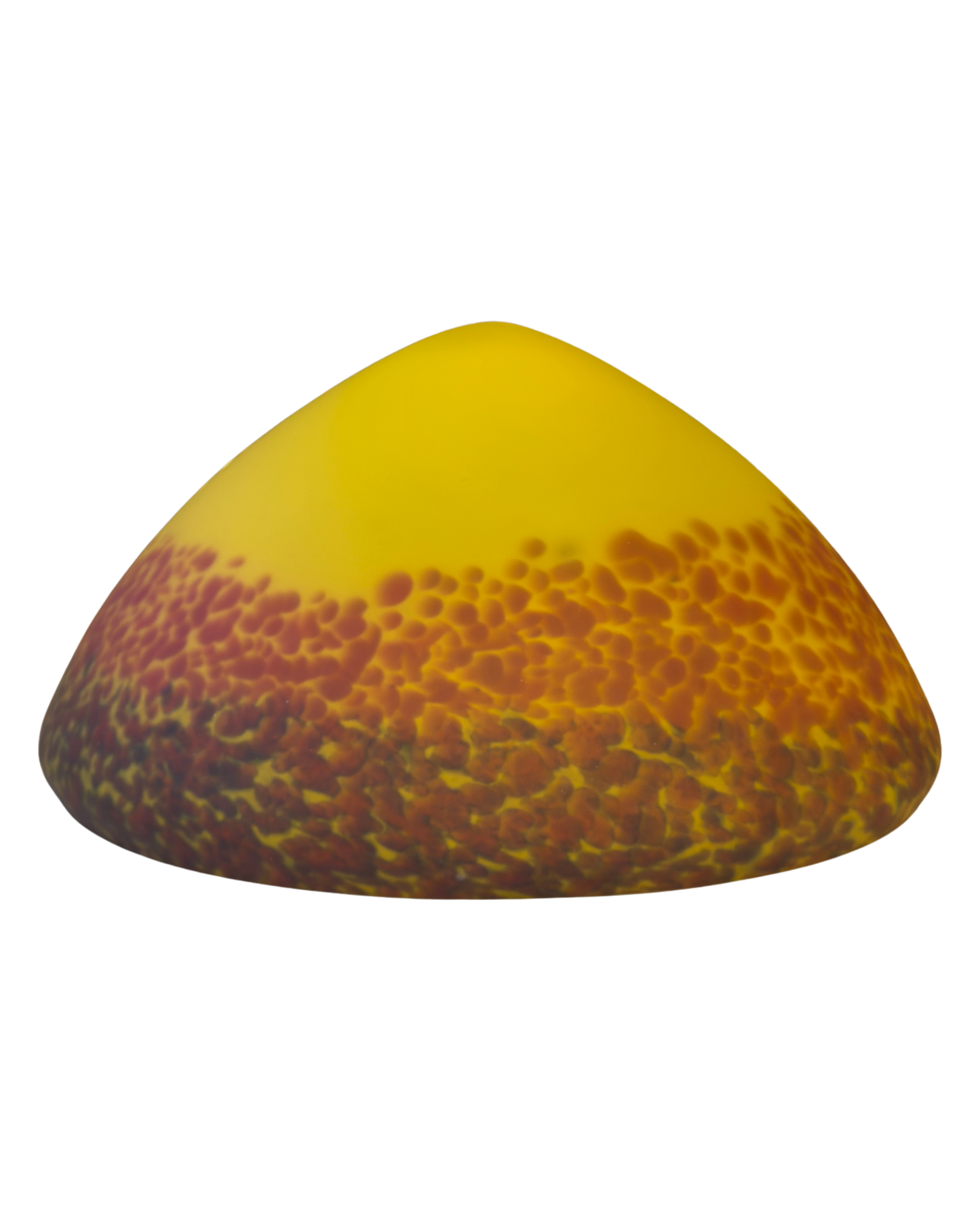 Chapeau de lampe pâte de verre