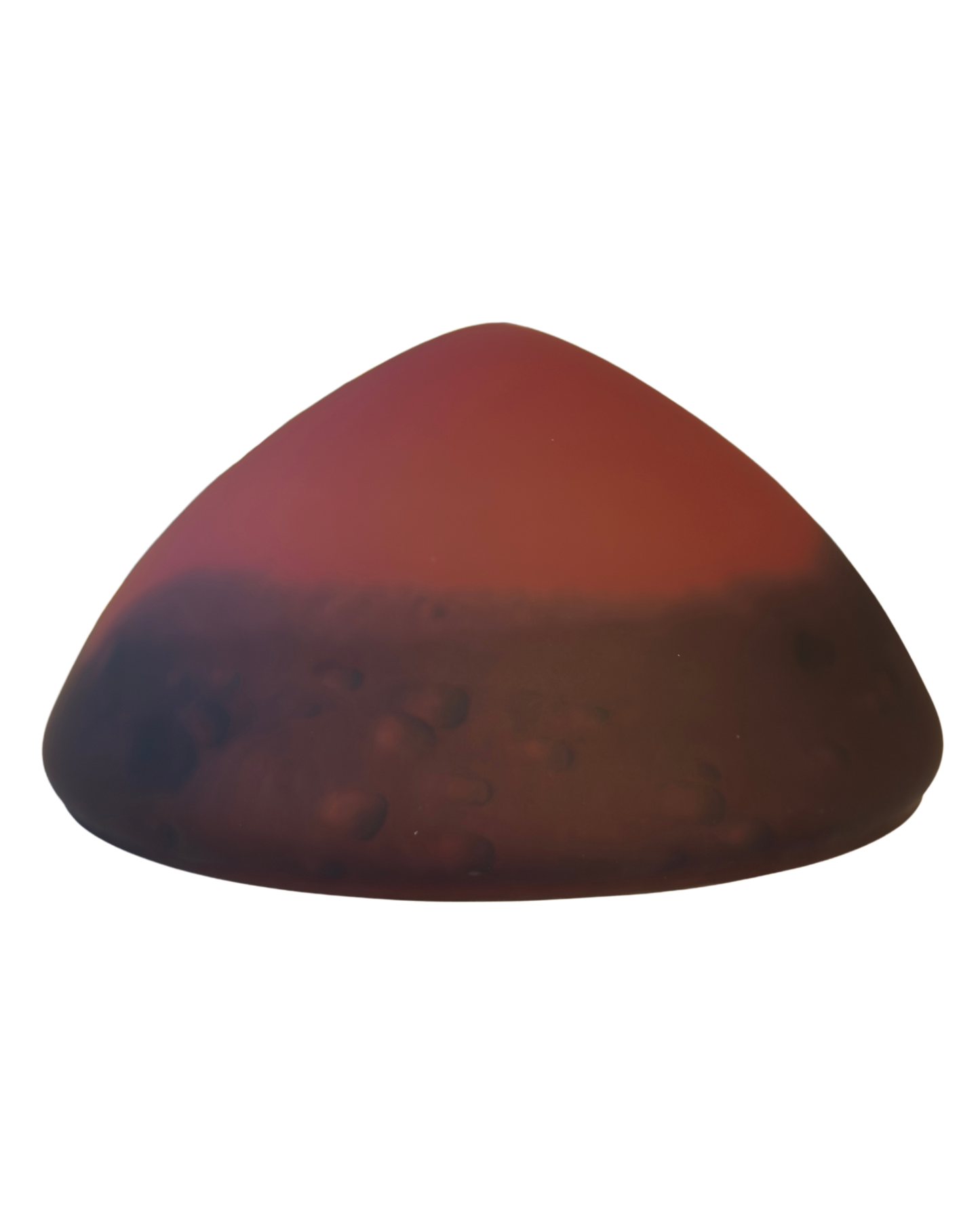 Chapeau de lampe pâte de verre