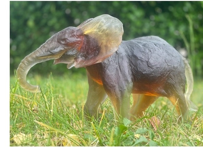 Cristal Daum : Eléphant Savana GM