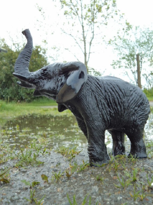 Cristal Daum : Eléphant noir