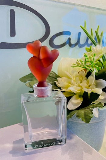 Cristal Daum : Flacon Coeur Passion