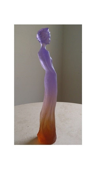 Cristal Daum : Sophie ambre mauve