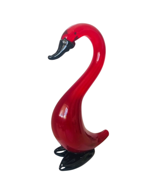 Cygne en verre souffle