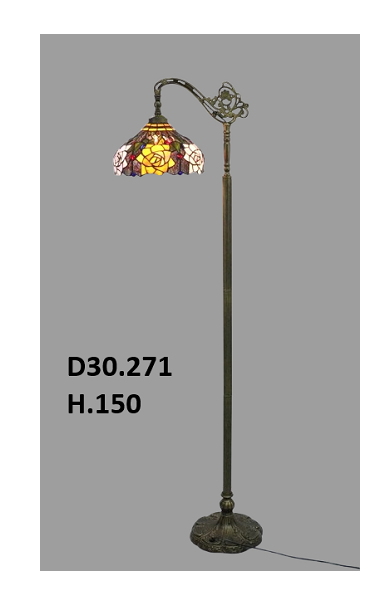 .Lampadaire style Tiffany réf.D30.271
