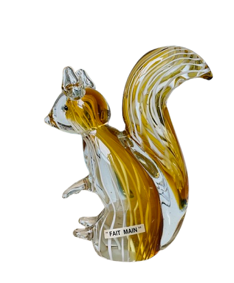 Ecureuil en verre souffle