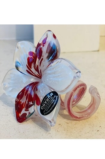 Fleur Murano en verre souffle