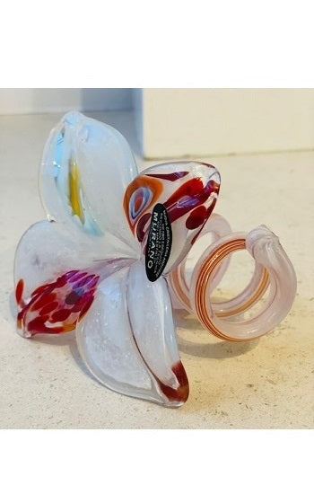 Fleur Murano en verre souffle