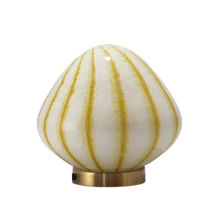 Lampe en verre souffle
