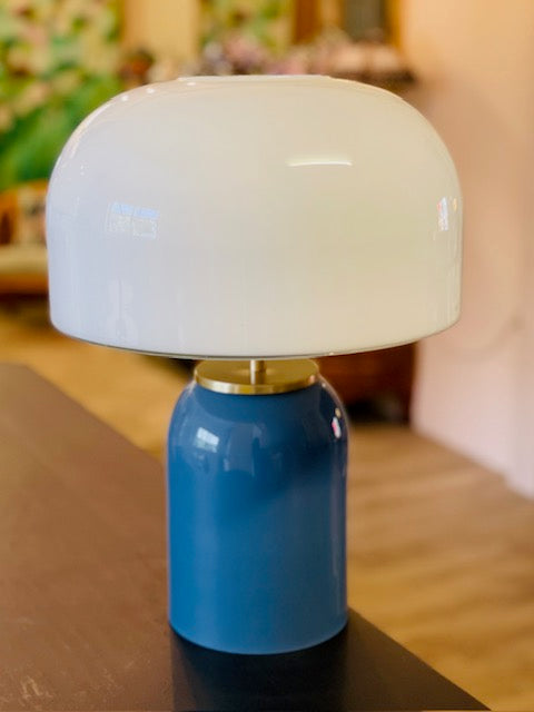 Lampe en verre soufflé, Lampe Champignon