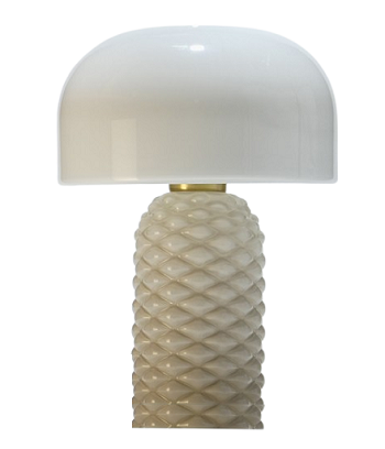 Lampe en verre souffle, Lampe Champignon