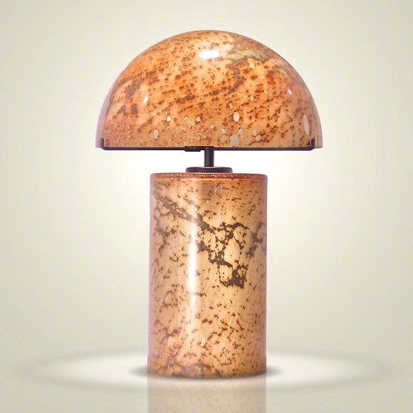 Lampe en verre soufflé