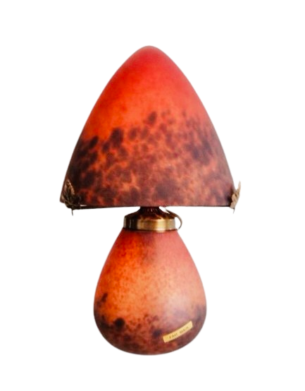 Lampe pâte de verre.