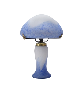 Lampe pâte de verre.