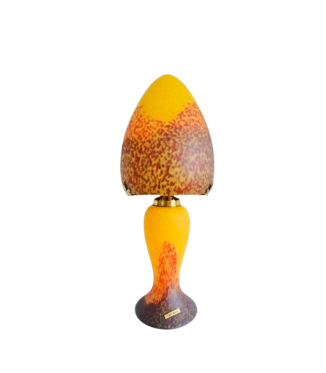 Lampe pâte de verre.