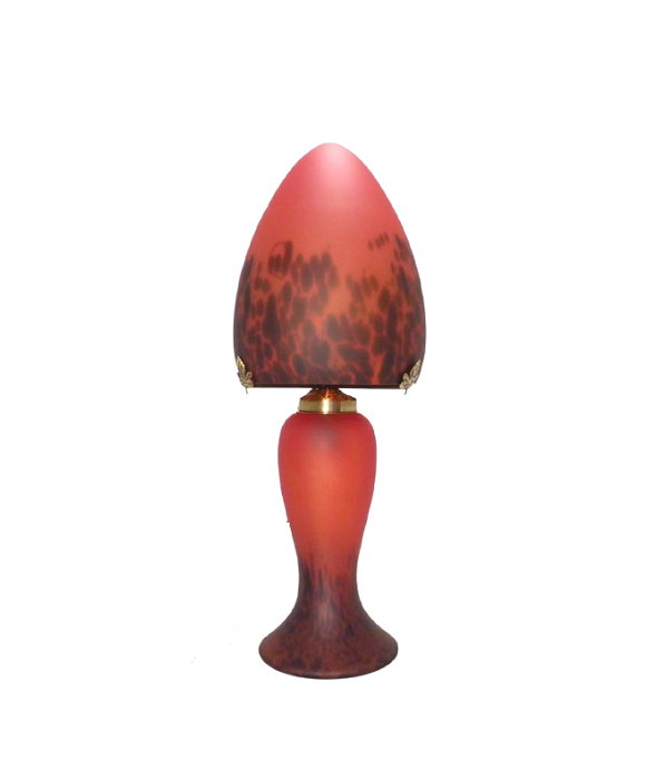 Lampe pâte de verre.
