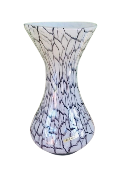 Vase en verre souffle bouche, fait main