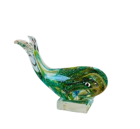 Baleine en verre soufflé