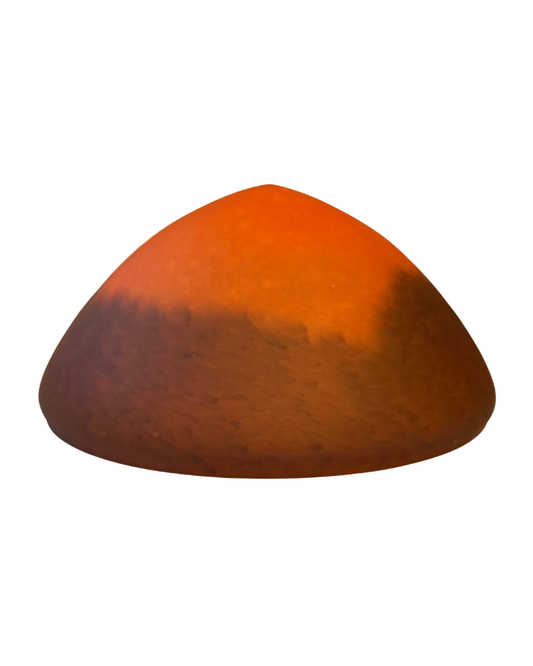 Chapeau de lampe pâte de verre