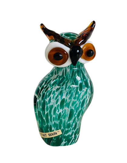 Chouette en verre souffle MM