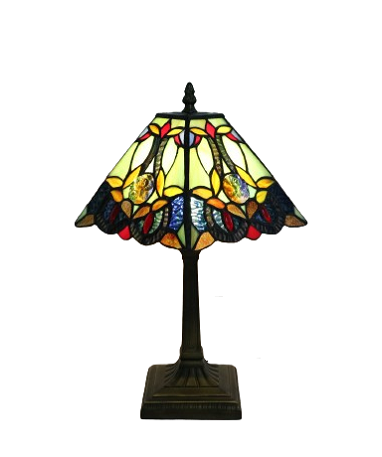 Lampe style Tiffany diam.15                           réf.15.614