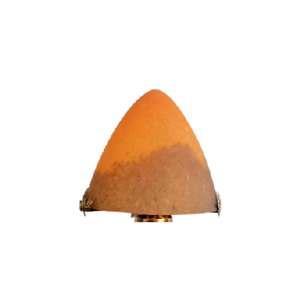 Chapeau de lampe pâte de verre diamètre 20 cm.