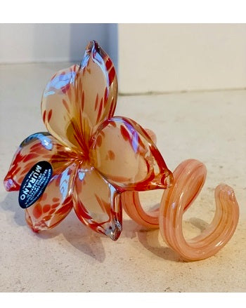 Fleur Murano  en verre souffle 