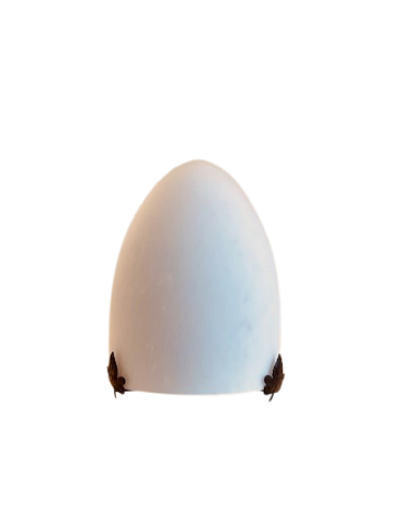 Chapeau de lampe pâte de verre diamètre 14 cm.