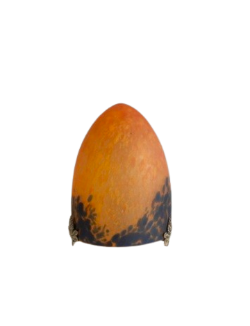 Chapeau de lampe pâte de verre diamètre 14 cm.
