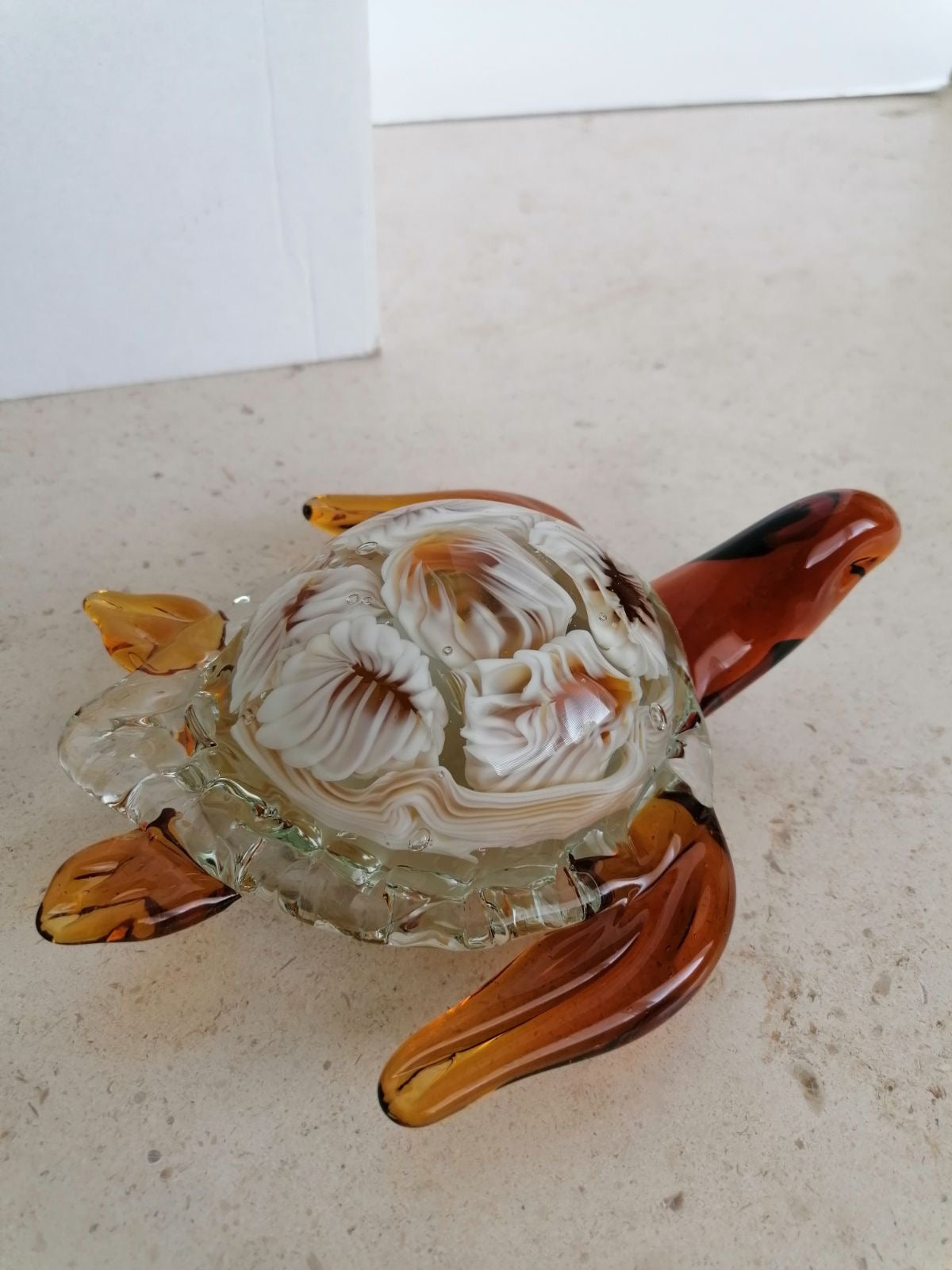 Tortue en verre soufflé