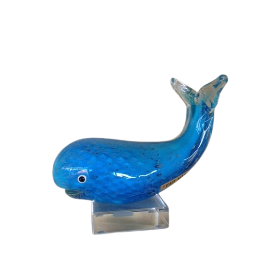 Baleine en verre soufflé