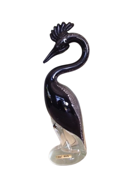 Cormoran en verre soufflé