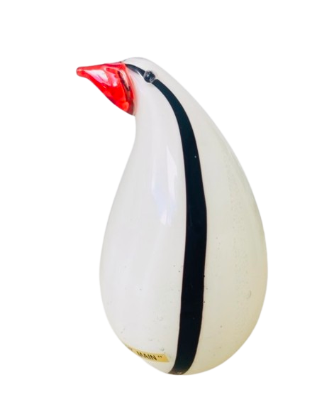 Pingouin en verre soufflé