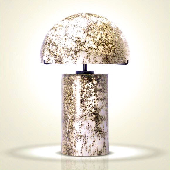 Lampe en verre soufflé