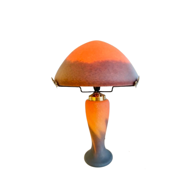 Lampe pâte de verre.