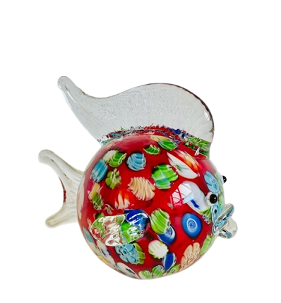 Poisson en verre souffle