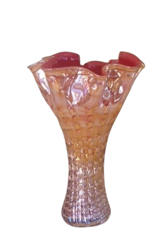 Vase en verre souffle bouche, fait main