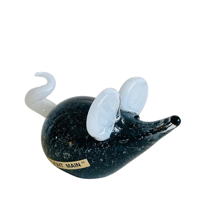 souris en verre souffle
