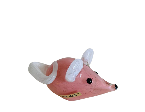 souris en verre souffle 1
