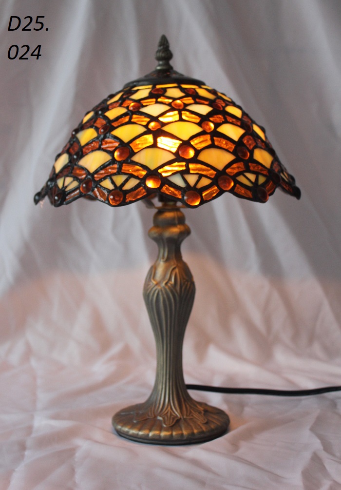 Lampe style Tiffany diam.25                           réf.25.024