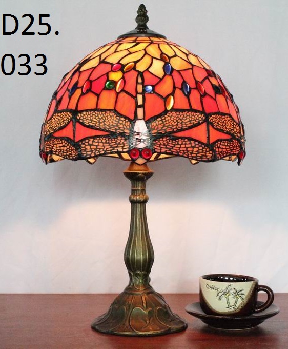 Lampe style Tiffany diam.25                           réf.25.033