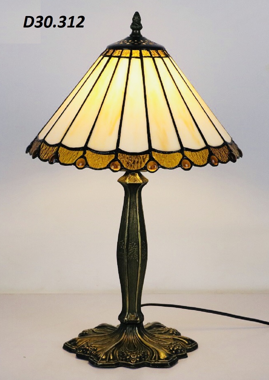 Lampe style Tiffany diam.30                           réf.30.312