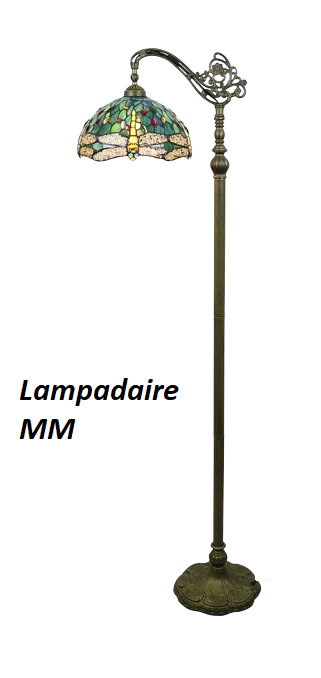 .Lampadaire style Tiffany     rf. D30.613L