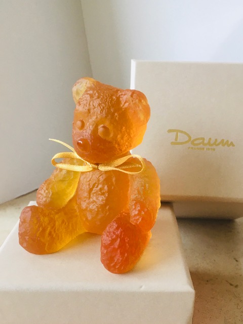 Cristal Daum : Mini Doudours ambre