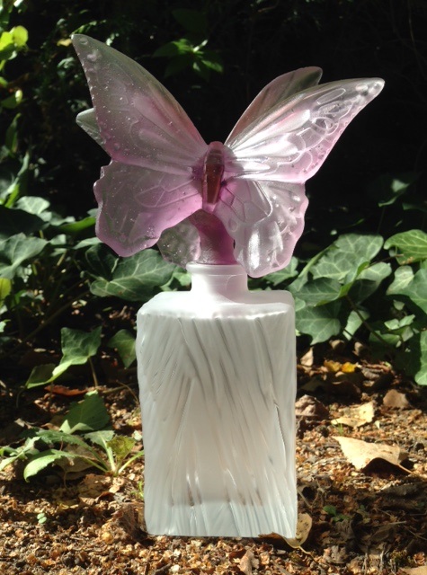 Cristal Daum : Flacon Couple de Papillons