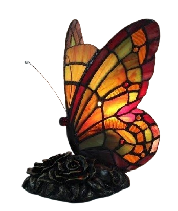 Papillon style Tiffany                                   réf.R01