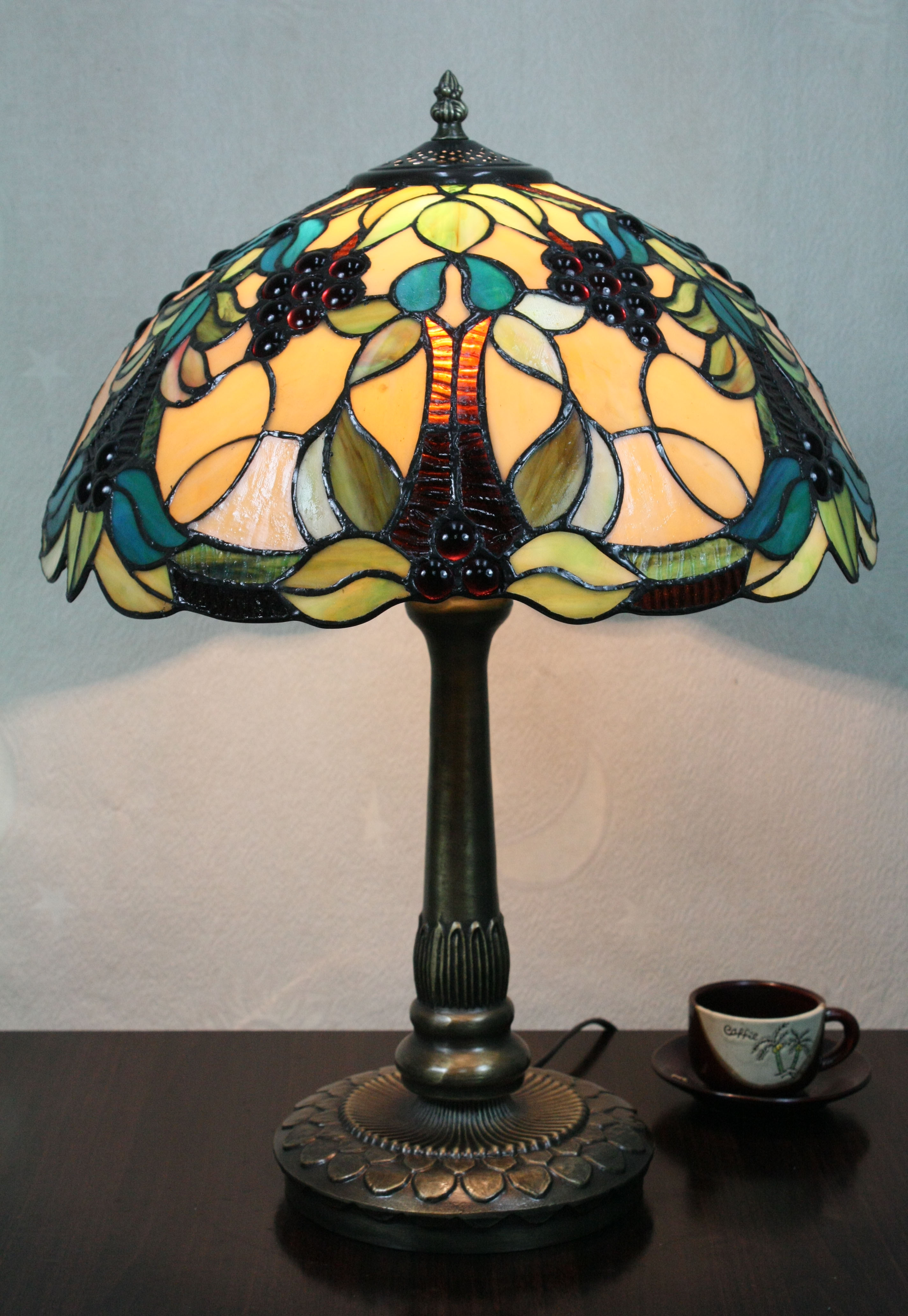 Lampe style Tiffany diam.40                           réf.40.022