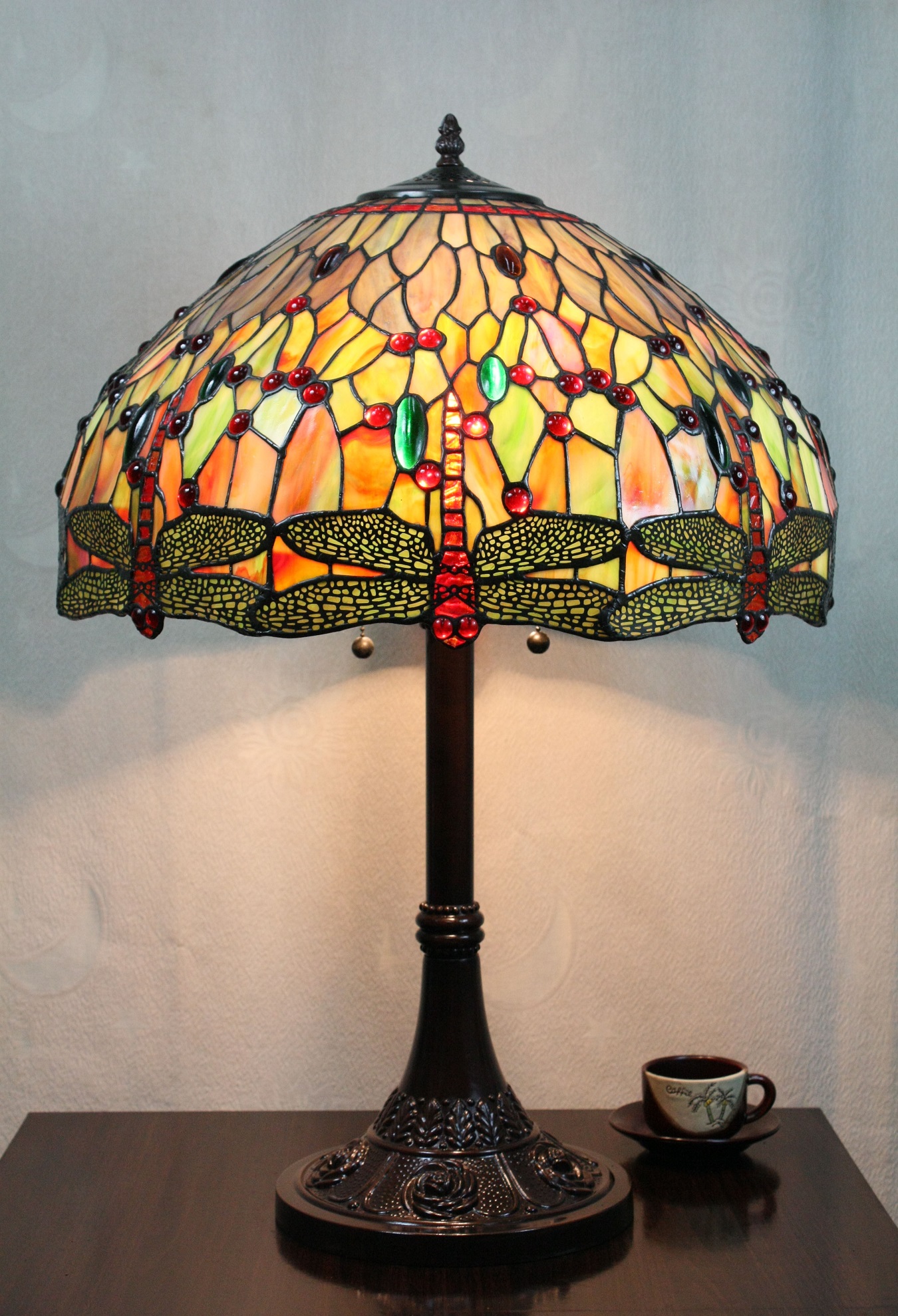 Lampe style Tiffany diam.40                           réf.40.393